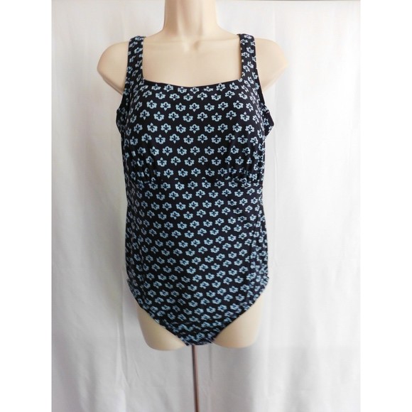 Lands' End Swimsuit Women's Plus Size One Piece Swim suit Size 18W - Picture 2 of 10